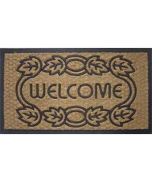Коврик SUNSTEP кокосовый 45х75 см "Вьюн Welcome "шой каталог ковриков оптом со склада в Новосибирске. Коврики оптом с доставкой по Дальнему Востоку.