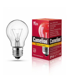 Эл. лампа Camelion 95/А/CL/Е27 (Эл.лампа накаливания с прозрач.колбой, ЛОН) уп.100штвые лампы оптом с отправкой в Якутск, Кызыл, Улан-Уде, Хабаровск, Владивосток, Комсомольск-на-Амур.
