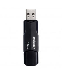 USB2.0 FlashDrives16Gb Smart Buy CLUE Black (SB16GBCLU-K)