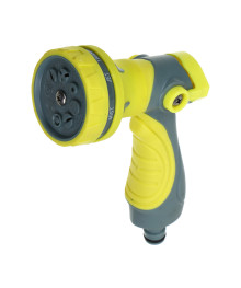 Пистолет садовый для полива 8 реж, ВКЛ/ВЫКЛ распылительной форсунки, сплав цинка, пластик