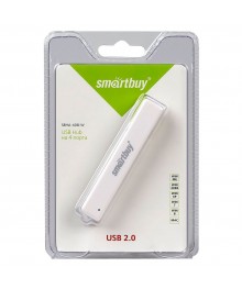 USB - Xaб SmartBuy 4 порта (SBHA-408-W) белыйдаптер с доставкой по Дальнему Востоку. Большой каталог USB разветвителей со склада в Новосибирске.