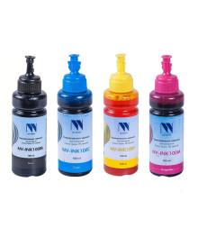 Чернила Комплект 4 цвета NV PRINT универсальные на водной основе для Сanon, Epson, НР, Lexmark