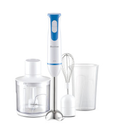 Блендер Blackton Bt HB401S Белый-синий (800 Вт, 3в1, измельчитель, блендер, миксер)