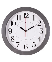 Часы настенные СН 3960 - 108 круг d=38,5см, корпус серый "Классика" (10)