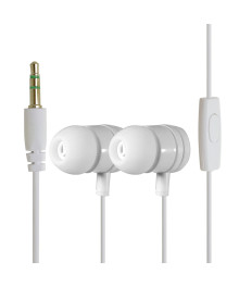 Наушники BOROFONE BM31 вакуумные с микрофоном, 1,2 метра,  белый (76/304)