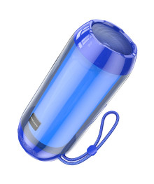 Колонка портативная с BLUETOOTH BOROFONE BR25 Синяя (5Вт, подсветка)