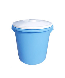 Бак  45л голубой с белой крышкой (диаметр горловины - 405 мм, пищевой)