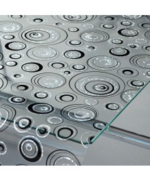 Клеенка GRACE силикон-прозрачная с рис. 0,6х20м 0,65 мм Laser LS-X019C