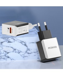 Блок пит USB сетевой Орбита OT-APU50 + кабель Type-C (QC3.0, 3000mA)USB Блоки питания, зарядки оптом с доставкой по России.