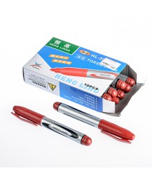 Маркер HENG LIANG перманентный красный (47801)