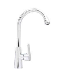 Смеситель СоюзКран для кухни SK01-R118 поворотный излив 25см, керам. картридж 40мм, хром