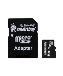 Пам.microSDXC, 64Gb Smartbuy Class 10 UHS-1 (с адаптером SD)ужаем в Красноярск, Иркутск, Якутск, Кызыл, Улан-Уде, Хабаровск, Владивосток, Комсомольск-на-Амуре.