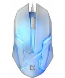 Мышь Defender провод Cyber MB-560L 7цветов, 3кн,1200dpi белыйм с доставкой по гг Новосибирск, Кемерово, Новокузнецк, Ленинск-Кузнецк, Барнаул, Горно-Алтайск, Би