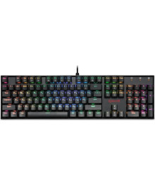 Клавиатура DEFENDER Mitra механч RU,RGB,чрн,Magn.RED switches Redragon