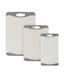 Набор досок разделочных SATOSHI Женева 3шт 36,5х24,5х0,8 см; 29х20х0,8 см; пластик