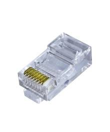 штекер RJ45-8P8C (OT-PCC25) (для компьютерн.сети, кат 6, цена за 100шт)