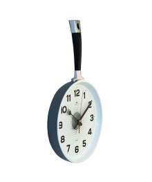 Часы настенные СН 2543 - 002 сковорода 25х43см, корпус серый с белым (10)астенные часы оптом с доставкой по Дальнему Востоку. Настенные часы оптом со склада в Новосибирске.