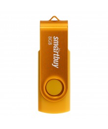 USB2.0 FlashDrives16Gb Smart Buy Twist Yellow (SB016GB2TWY)овокузнецк, Горно-Алтайск. Большой каталог флэш карт оптом по низкой цене со склада в Новосибирске.