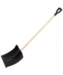 Лопата снег пласт.№6 380*380 с оц.пл с дерев черенком с V-пласт.ручкой №6 (АИ)Снеговые лопаты оптом, скребки оптом в Новосибирске по низким ценам.