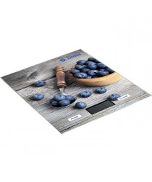 Весы кухонные DELTA KCE-36 "Черника" (5 кг,электронные, стекло, LCD дисплей) 12/уп кухоные оптом с доставкой по Дальнему Востоку. Большой каталогкухоных весов оптом по низким ценам.