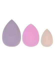 Спонжи косметические 3 шт в zip-пакете, полиуретан, 6х4/4,5х3/3х2см, ВЗ24-52