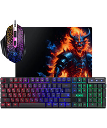 Комплект игровой кл+мышь+ковер DEFENDER Alion CS-987RU