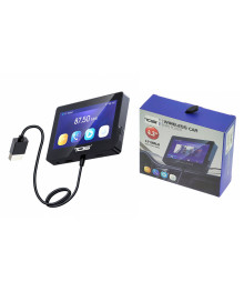 Авто FM модулятор МР3 TDS TS-CAF24 с экраном MP5 плеер (4.3", 1280*720, Bluetooth)