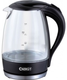 Чайник ENERGY E-262 черн стекл (1,7 л, диск) 6шт/упирске. Отгрузка в Саха-якутия, Якутск, Кызыл, Улан-Уде, Иркутск, Владивосток, Комсомольск-на-Амуре.