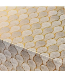 Клеенка Grace Лейс LH-0722A металлик матовая ажурная золотая печать 380г/м2 1,37х20м (+-3см)