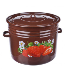 Бак Стальэмаль 32л коричневый С2829.вПосуда эмалированная оптом Сталь Эмаль. Эмалированные кастрюли оптом.