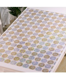 Клеенка GRACE силикон-прозрачная с рис. 0,8х20м 0,65 мм Laser LS-5348B