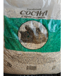 Наполнитель "Сосна"  древесный д/кошек 20л