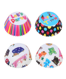 Комплект из 48 кондитерских форм для кап-кейков VETTA, пергамент, 5,5х3х7см, 2 дизайна