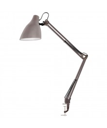 Светильник настол.Camelion KD-335 тауп с метал. струбциной 230V/40W, Е27том со склада в Новосибирске. Большой каталог настольных светильниковCamelion оптом по низкой цене.