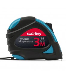 Рулетка Smartbuy Tools  3м х19мм, прорезин.корпус, 2 фикс.,  усиленный зацепирске. Большой каталог рулеток оптом по низкой цене. Рулетки оптом с доставкой по Дальнему Востоку.