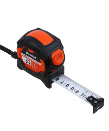 Рулетка ЕРМАК 5м (артикул № 658-171) 5мx25мм, автостоп, TPR, ABS (XM)