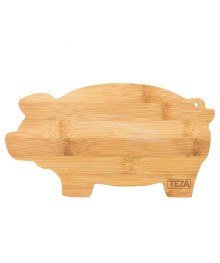 Доска разд дерев.  TEZA "Piggy", 26х14,2х1,2 см, бамбук