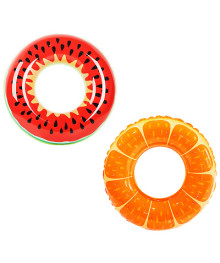 Круг надувной для плавания <Фрукты> 85 см Ecos