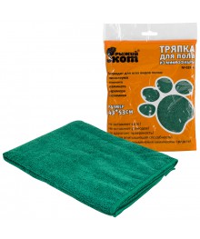 Рыжий кот - Тряпка для пола из микрофибры M-02F-M 43х53смВостоку. Тряпка для пола оптом по низкой цене. Рыжий кот для уборки оптом со склада в Новосибриске.