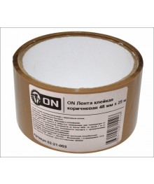 скотч коричневый 48 мм х 25 м ON (6/36)том со склада в Новосибирске. Большой каталог изолент, скотч оптом с доставкой по Дальнему Востоку.