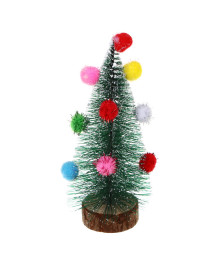 Елка ершик, зеленая, 15 см, пластик, дерево, 26-55