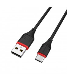 Кабель USB - TYPE C  BOROFONE BX17 Чёрный 2A, 1м