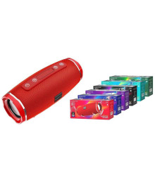 Колонка портативная с BLUETOOTH  BOROFONE BR3 Красная (2*5Вт)