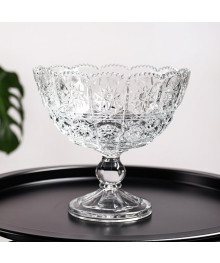 Ваза ст на ножке 23 см ПУ FUJIN NB7379GCL (4/1) Иран