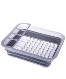 Сушилка д/посуды силиконовая складная 36*31*13 №7 (524486)