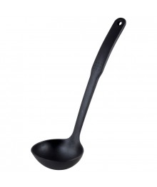 Половник Mallony CUOCO, 31*9.2 cм, нейлон, черныйске . Шумовка оптом купить в Новосибирске . Венчик оптом купить в Новосибирске большой ассортимент.