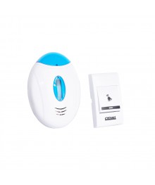 Звонок беспроводной D8621 DC, со светодиодом (от батарейка АА*2, не в компл.)талог звонков оптом с доставкой по Дальнему Востоку. Звонки дверные оптом со склада в Новосибирске.