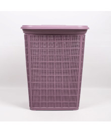 Корзина д/белья 60л Джут фиолетовая AK580-B104 (6/1) (Турция)