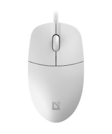 Мышь Defender провод Azora МB-241 белый,3D кн, 1200dpi ,1.8м
