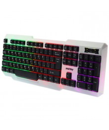 Клавиатура Smartbuy 333 ONE USB с подсветкой бело-черная (SBK-333U-WK)ом с доставкой по Дальнему Востоку. Качетсвенные клавиатуры оптом - большой каталог, выгодная цена.